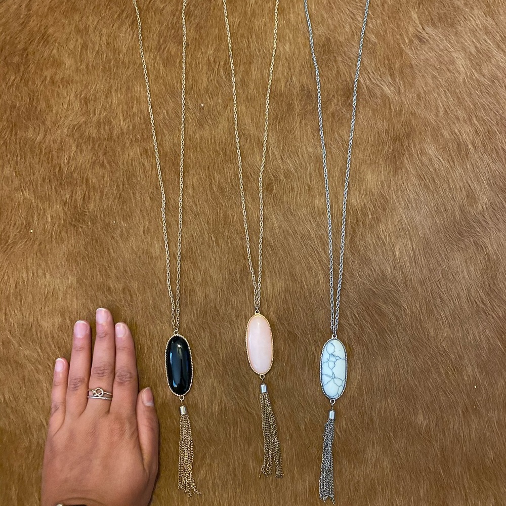 Statement Tassel Necklace Set